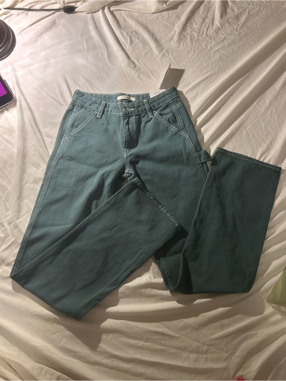 NWT pacsun teal carpenter pants